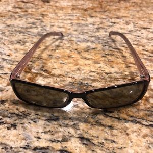 Vintage Adrienne Vittadini black/mauve sunglasses